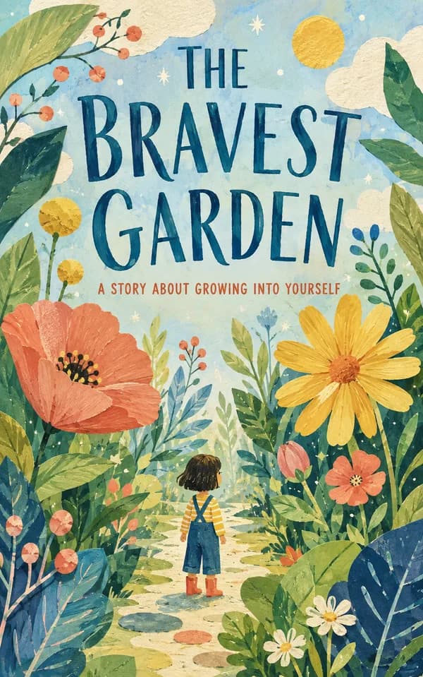 The Bravest Garden — ebook cover made with EarnDraft