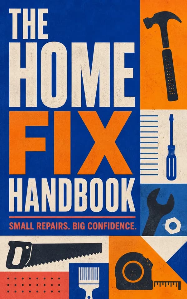 The Home Fix Handbook — ebook cover made with EarnDraft